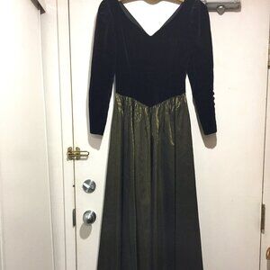 VINTAGE LAURA ASHLEY LONG SLEEVE FORMAL DRESSES SIZE 10